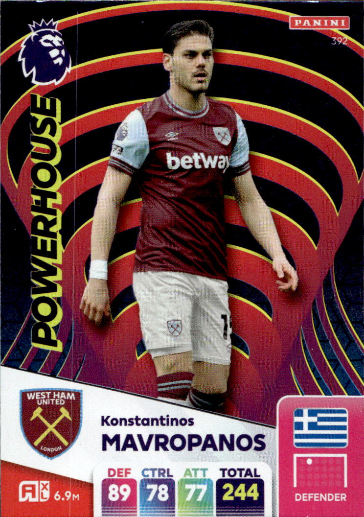 Powerhouse KONSTANTINOS MAVROPANOS 2025 Panini Adrenalyn XL Premier League