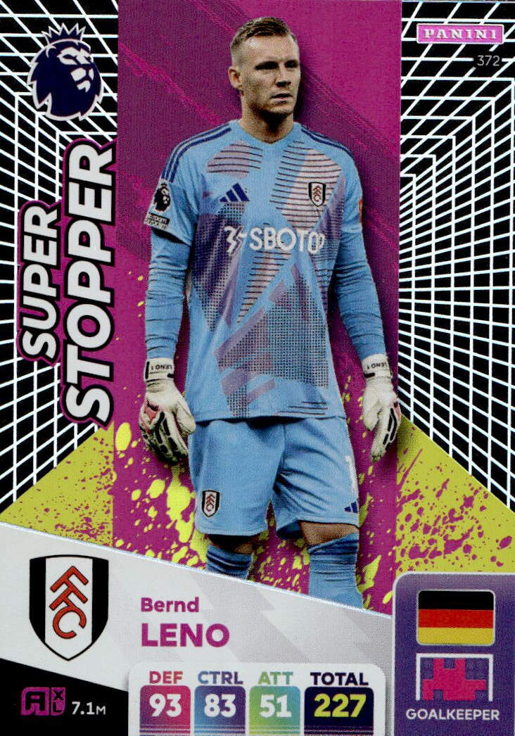 Super Stopper BERND LENO 2025 Panini Adrenalyn XL Premier League