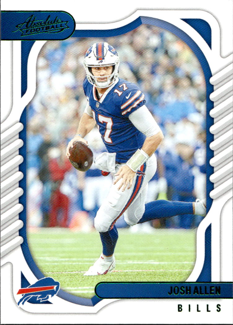 Green JOSH ALLEN 2022 Panini Absolute Football