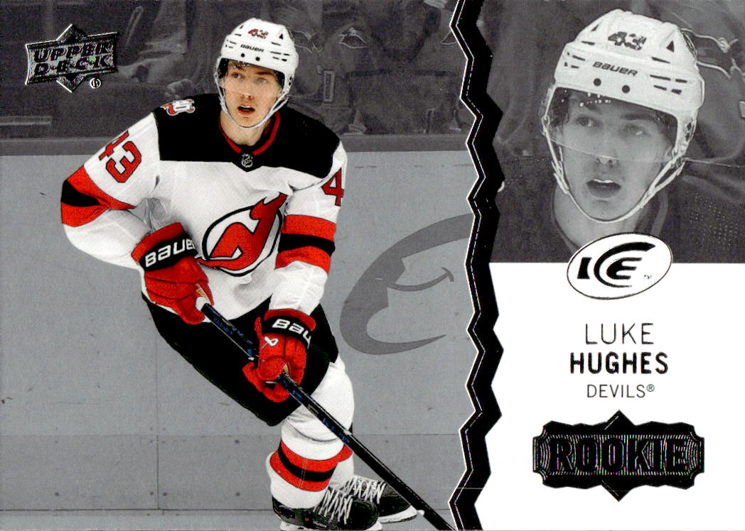 Rookie LUKE HUGHES 23-24 UD Ice