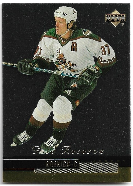 JEREMY ROENICK 99-00 UD Gold Reserve