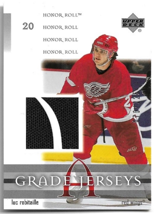 Jersey Grade A LUC ROBITAILLE 01-02 UD Honor Roll /225