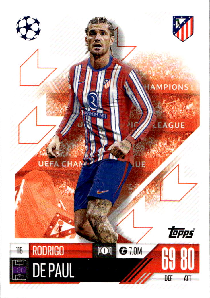 RODRIGO DE PAUL 24-25 Match Attax UCL