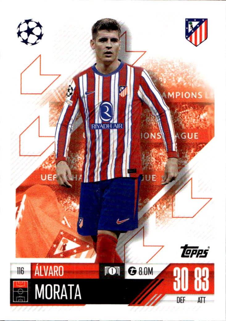 ALVARO MORATA 24-25 Match Attax UCL