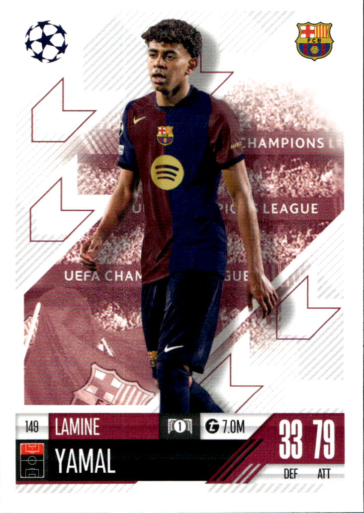 LAMINE YAMAL 24-25 Match Attax UCL