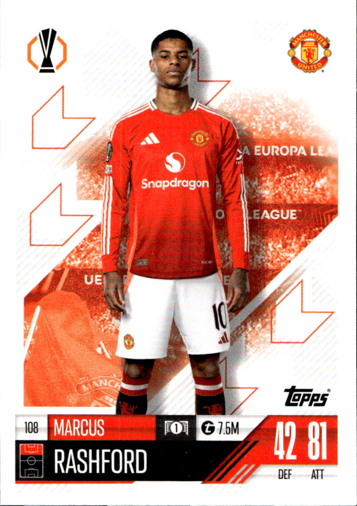 MARCUS RASHFORD 24-25 Match Attax UCL