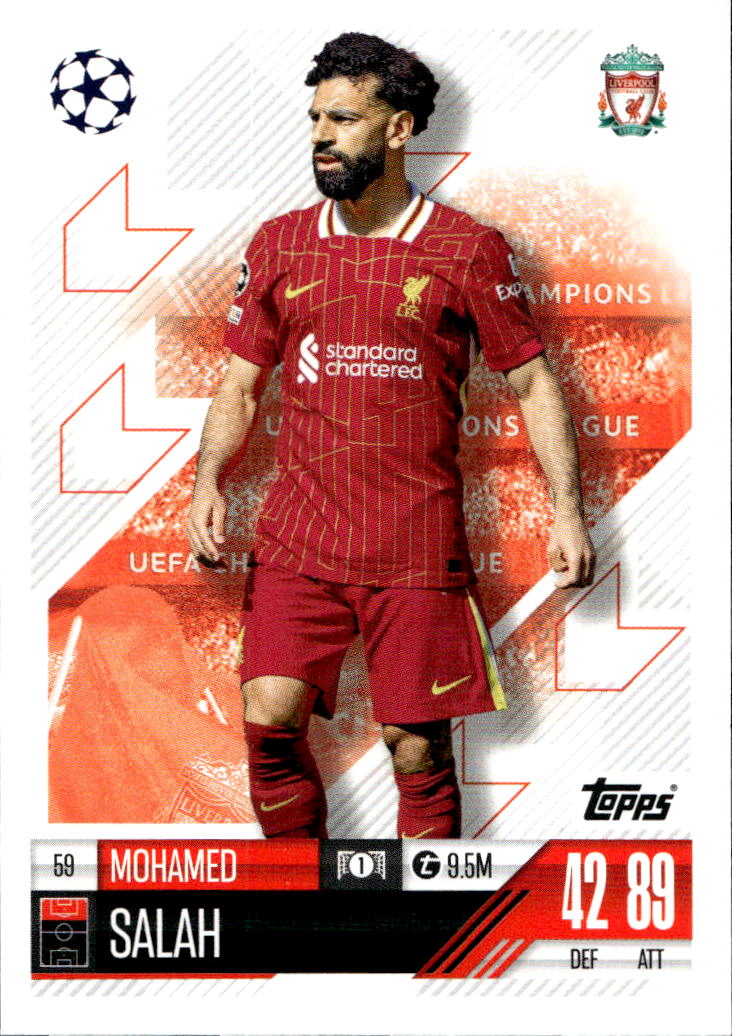 MOHAMED SALAH 24-25 Match Attax UCL