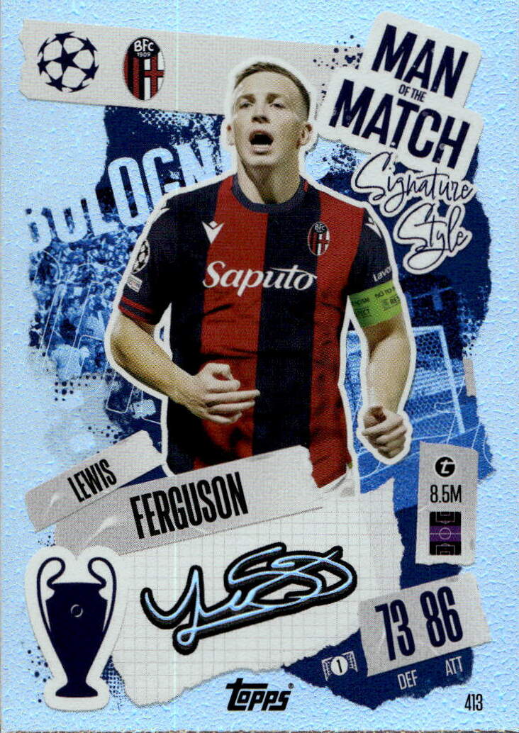 Man of the Match LEWIS FERGUSON 24-25 Match Attax UCL