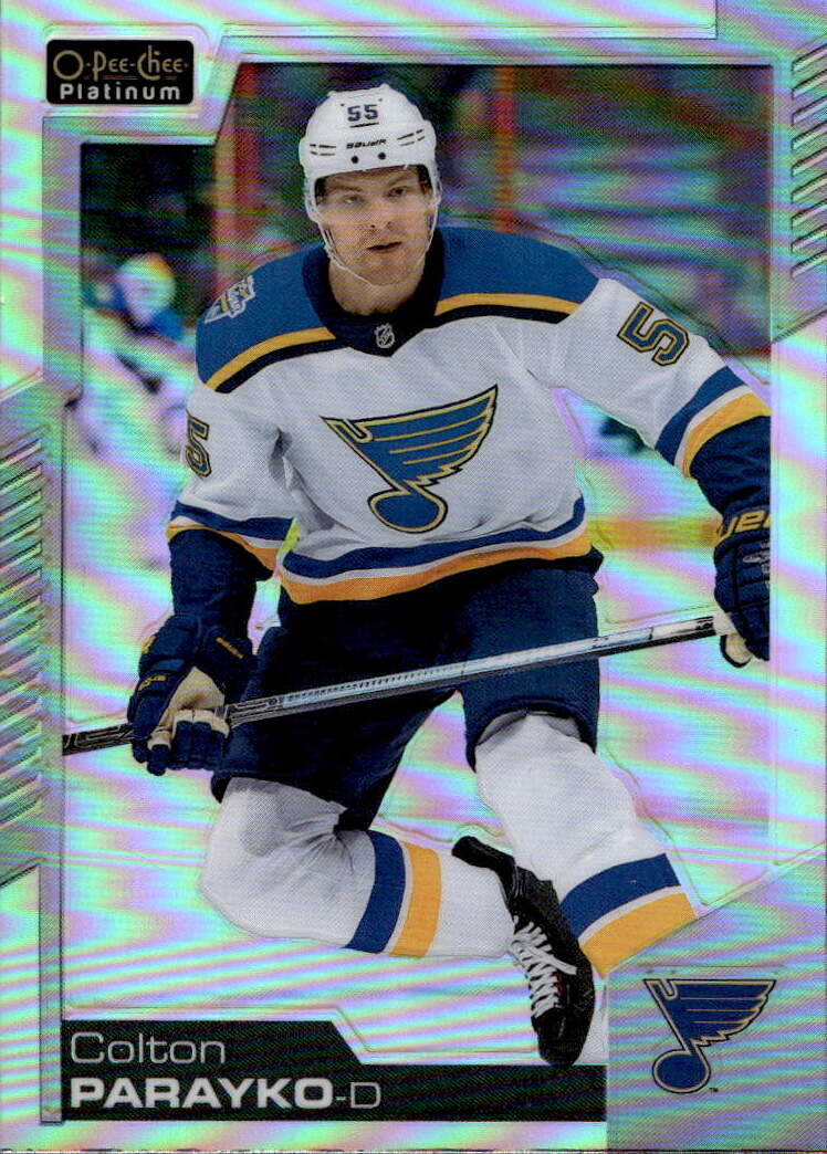 Rainbow COLTON PARAYKO 20-21 UD O-Pee-Chee OPC Platinum