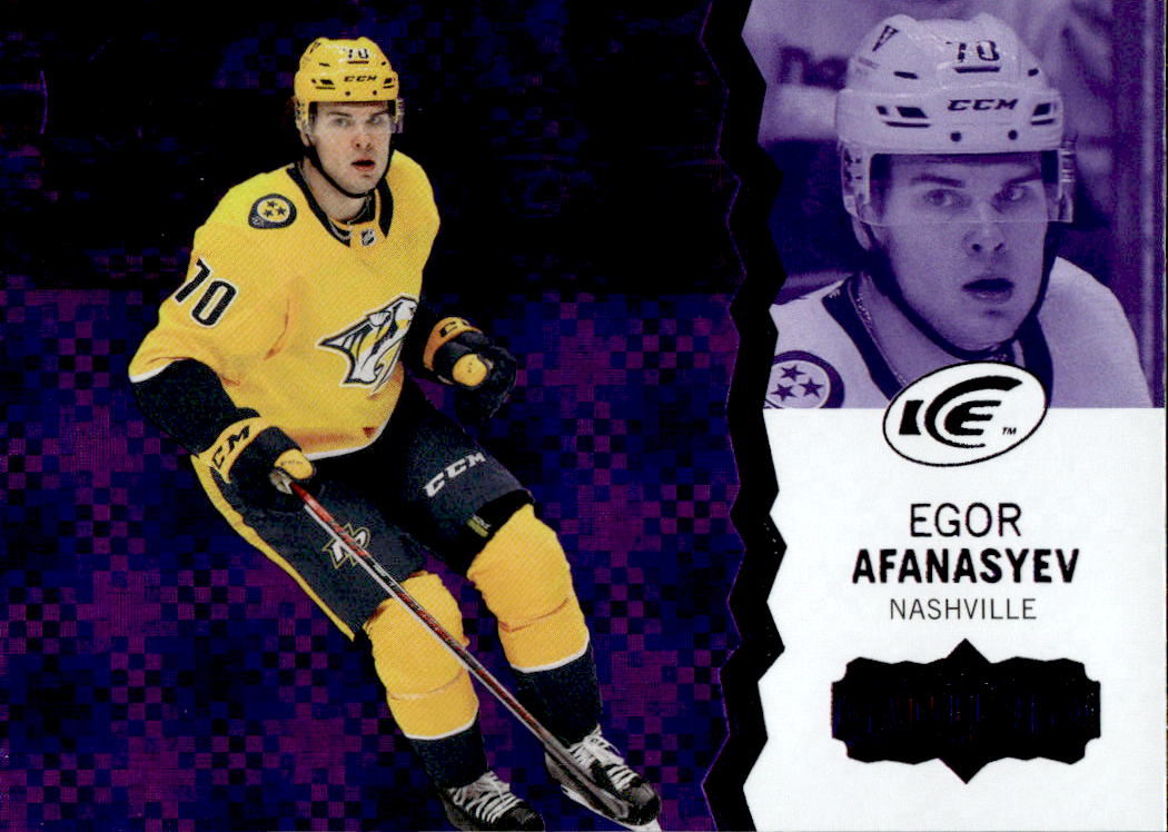 Rookie Purple EGOR AFANASYEV 23-24 UD Ice