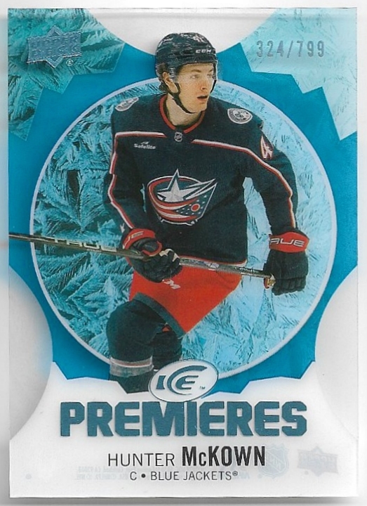Rookie Ice Premieres HUNTER MCKOWN 23-24 UD Ice /799