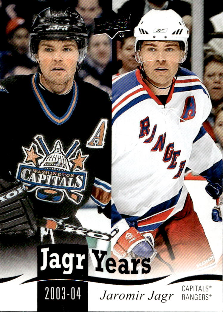 Jagr Years JAROMÍR JÁGR 18-19 UD Series 1