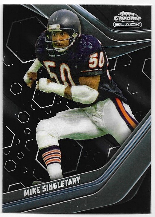 Chrome Black MIKE SINGLETARY 2023 Topps Composite Football