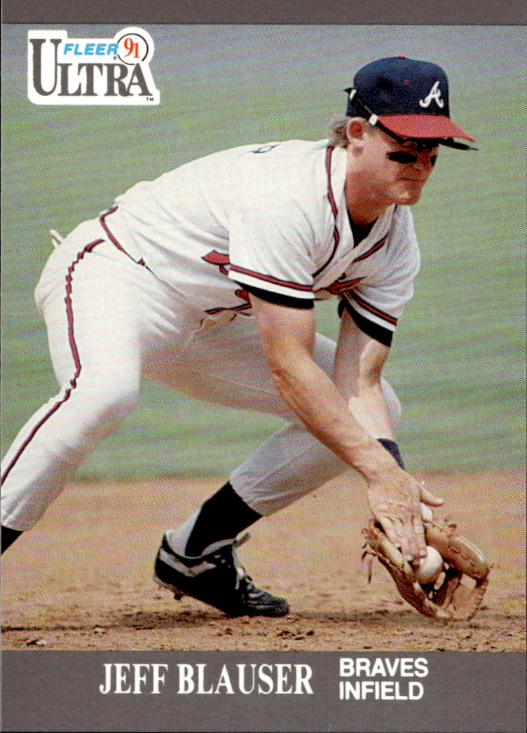 JEFF BLAUSER 1991 Fleer Ultra Baseball