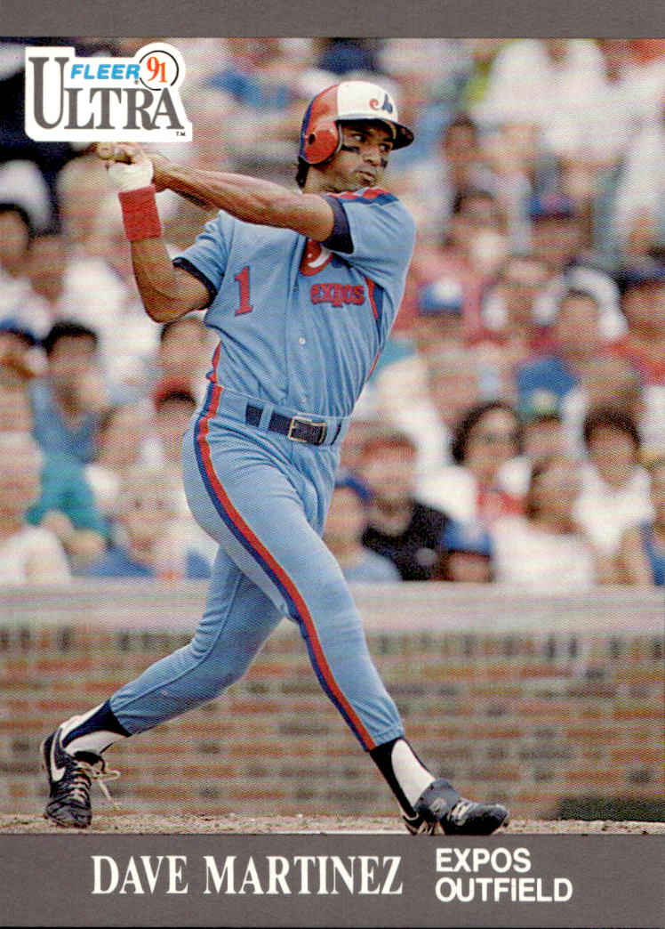 DAVE MARTINEZ 1991 Fleer Ultra Baseball