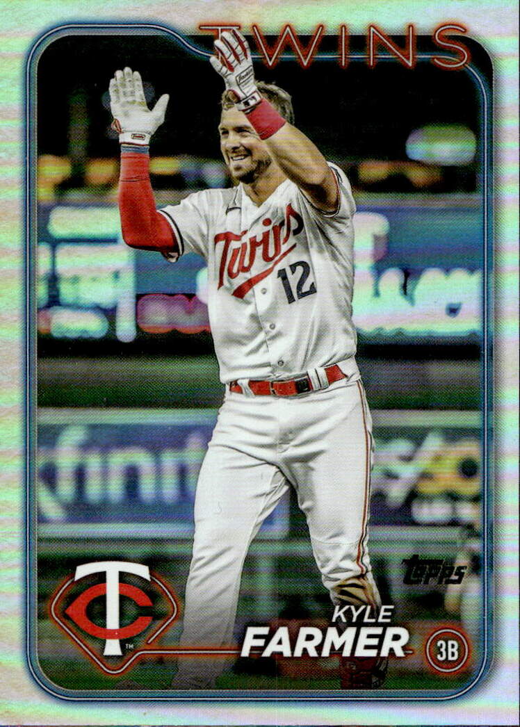 Rainbow Foil KYLE FARMER 2024 Topps Series 2 Baseball