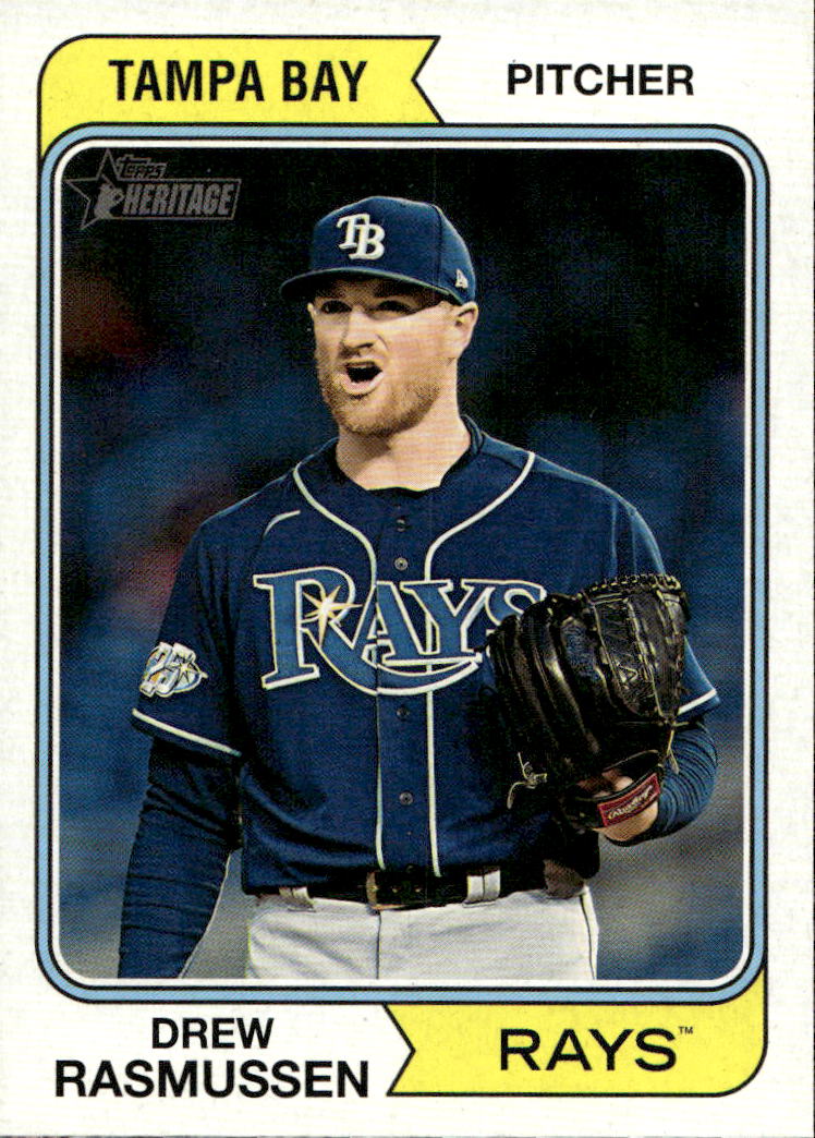 DREW RASMUSSEN 2023 Topps Heritage High Number Baseball