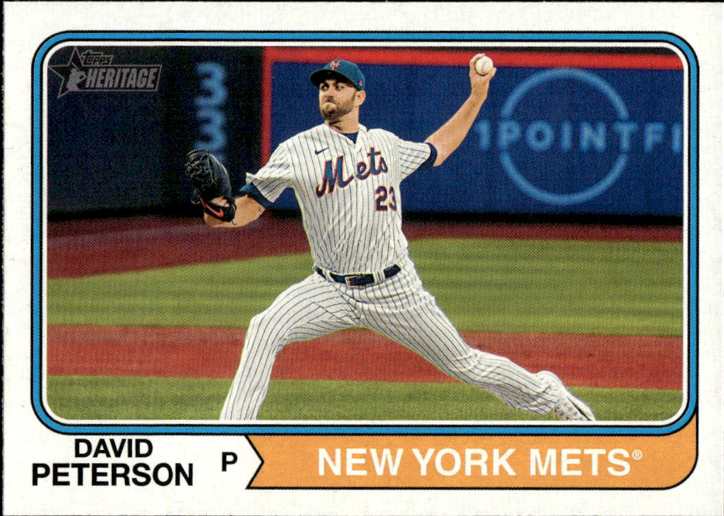 DAVID PETERSON 2023 Topps Heritage High Number Baseball