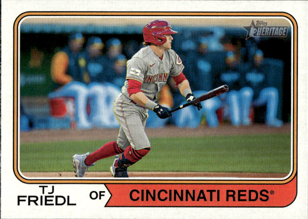 TJ FRIEDL 2023 Topps Heritage High Number Baseball
