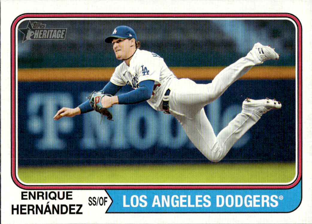 ENRIQUE HERNANDEZ 2023 Topps Heritage High Number Baseball