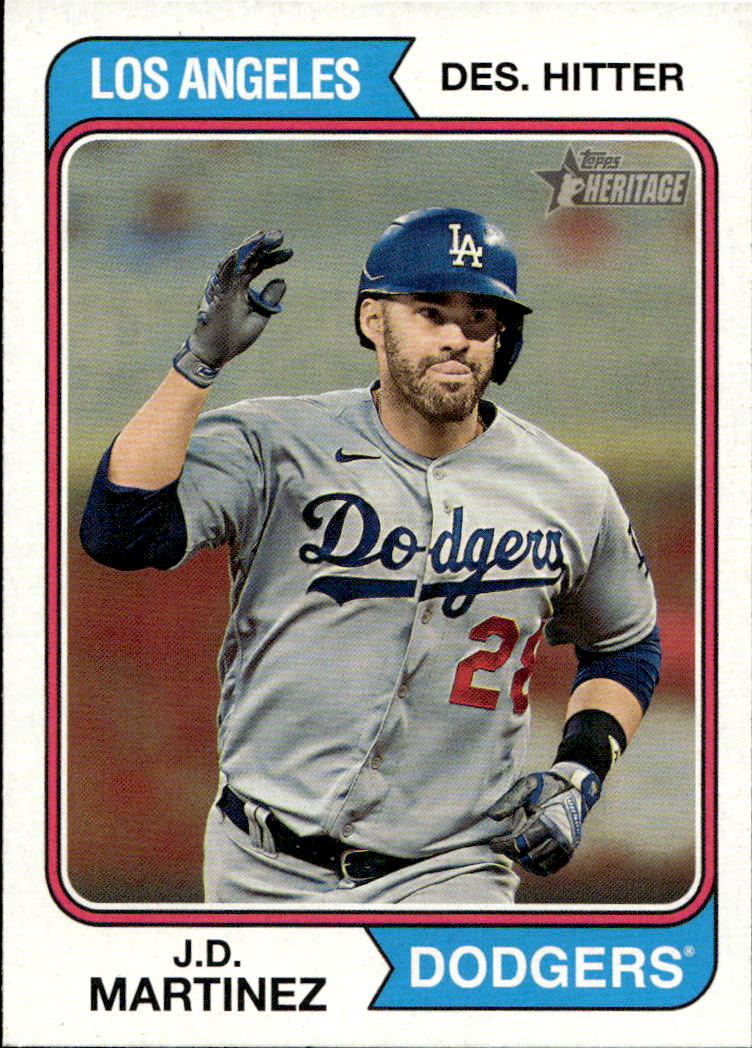 J.D. MARTINEZ 2023 Topps Heritage High Number Baseball