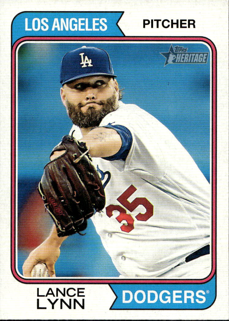 LANCE LYNN 2023 Topps Heritage High Number Baseball