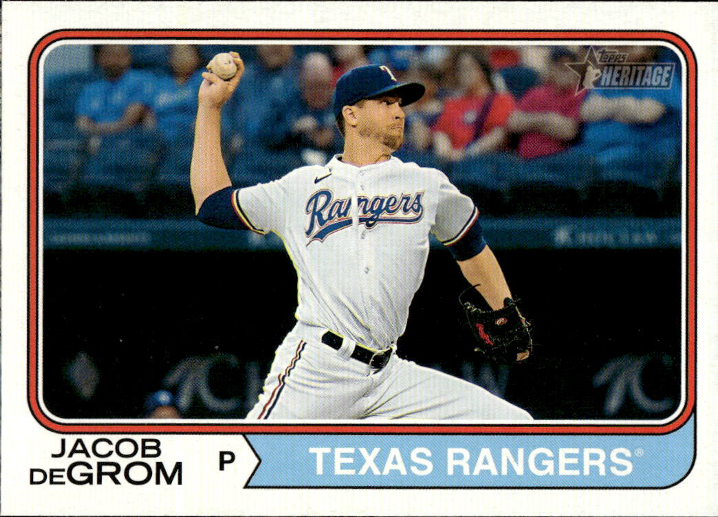 JACOB DEGROM 2023 Topps Heritage High Number Baseball