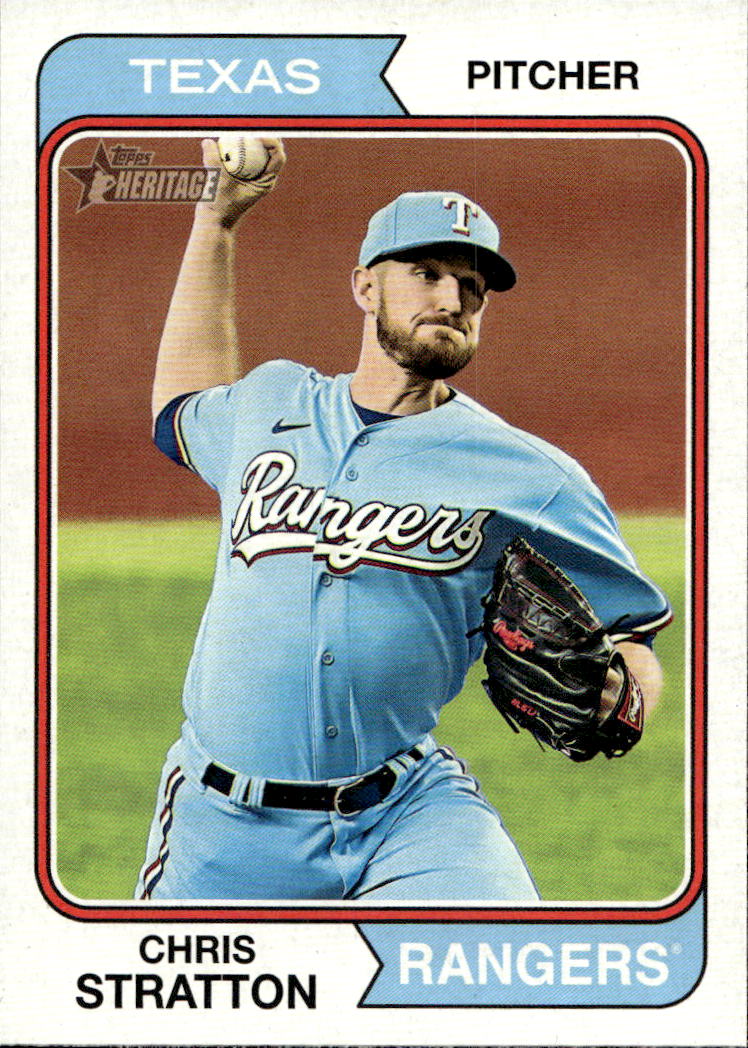 CHRIS STRATTON 2023 Topps Heritage High Number Baseball