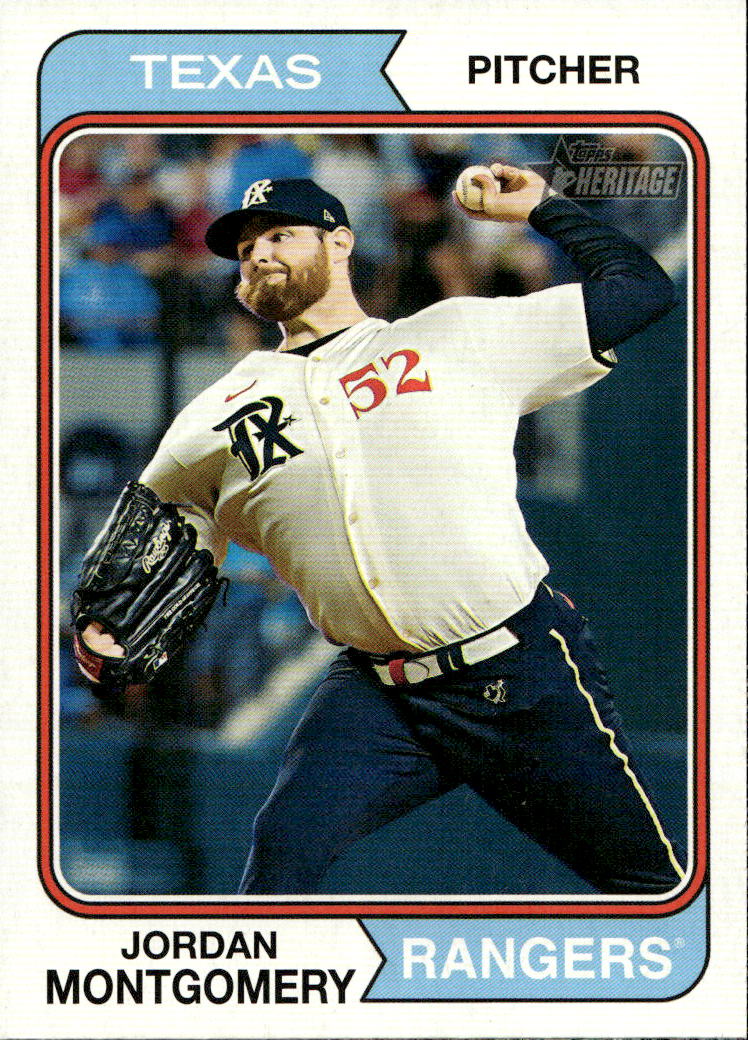 JORDAN MONTGOMERY 2023 Topps Heritage High Number Baseball