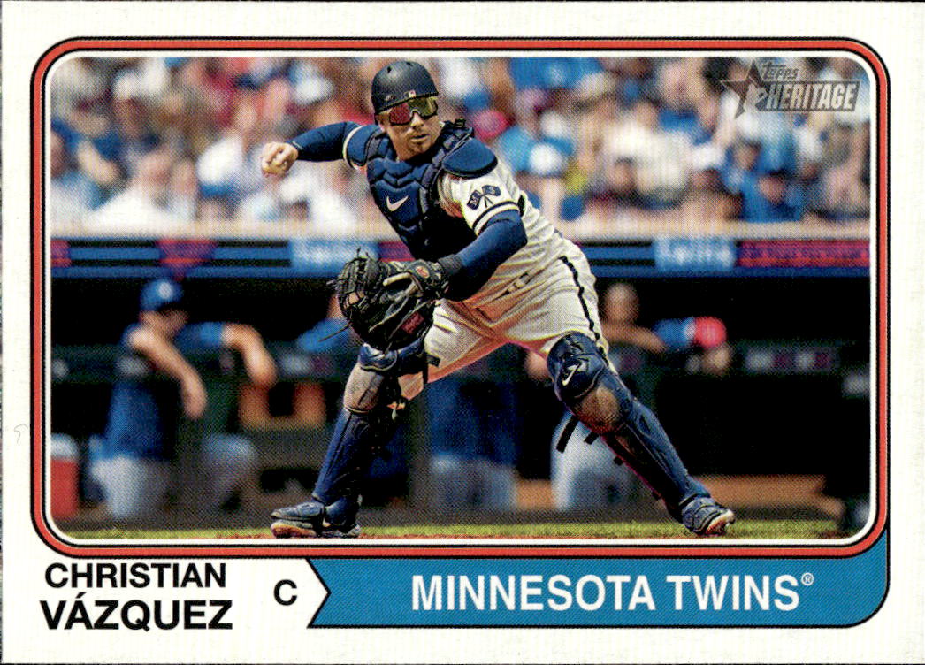 CHRISTIAN VAZQUEZ 2023 Topps Heritage High Number Baseball