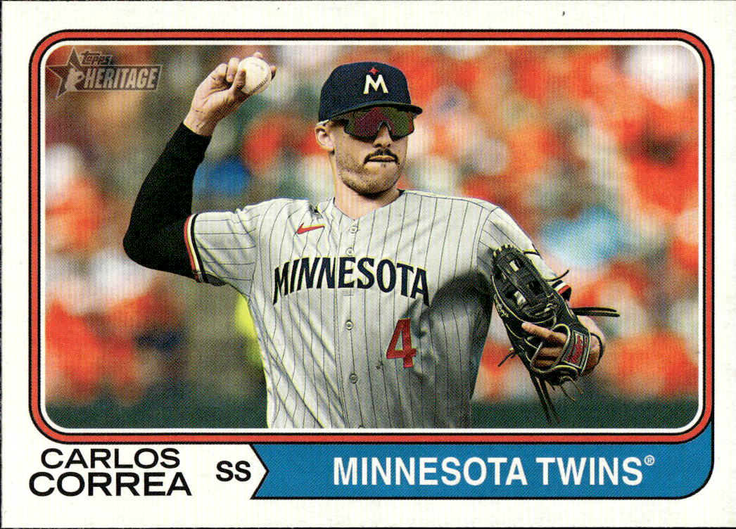 CARLOS CORREA 2023 Topps Heritage High Number Baseball