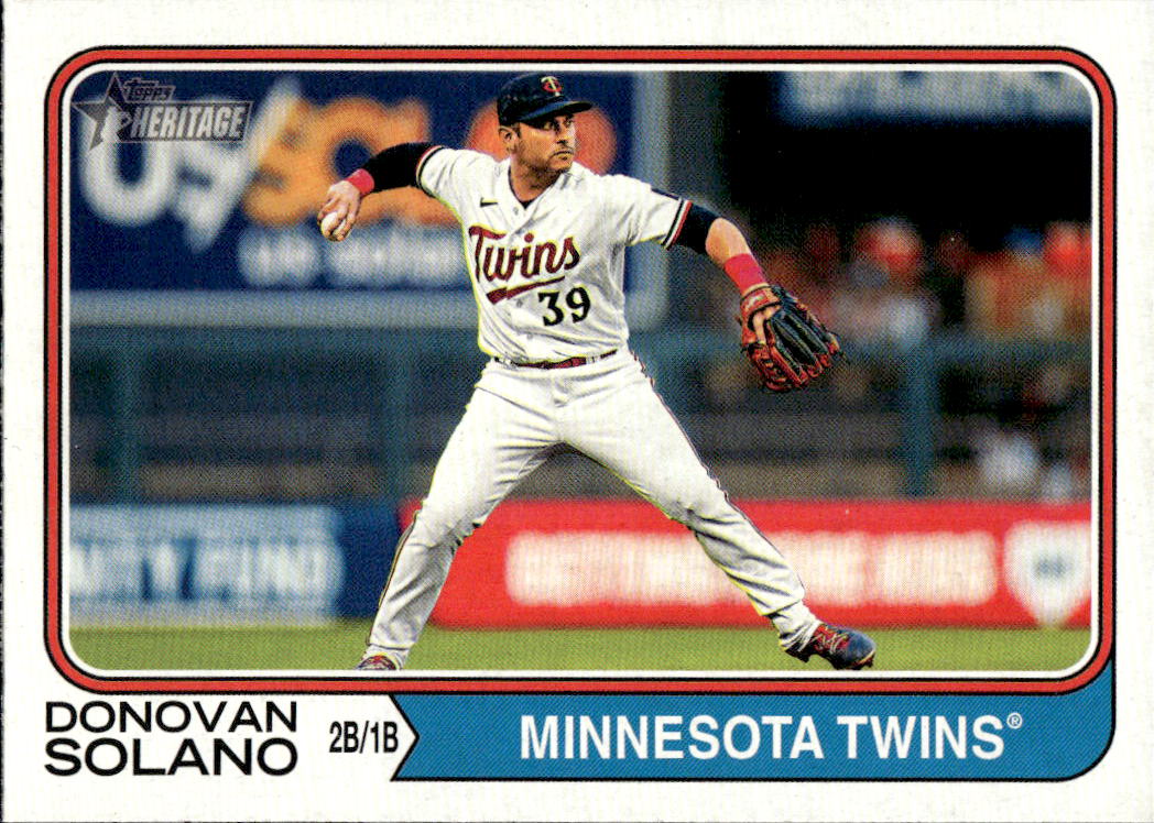DONOVAN SOLANO 2023 Topps Heritage High Number Baseball