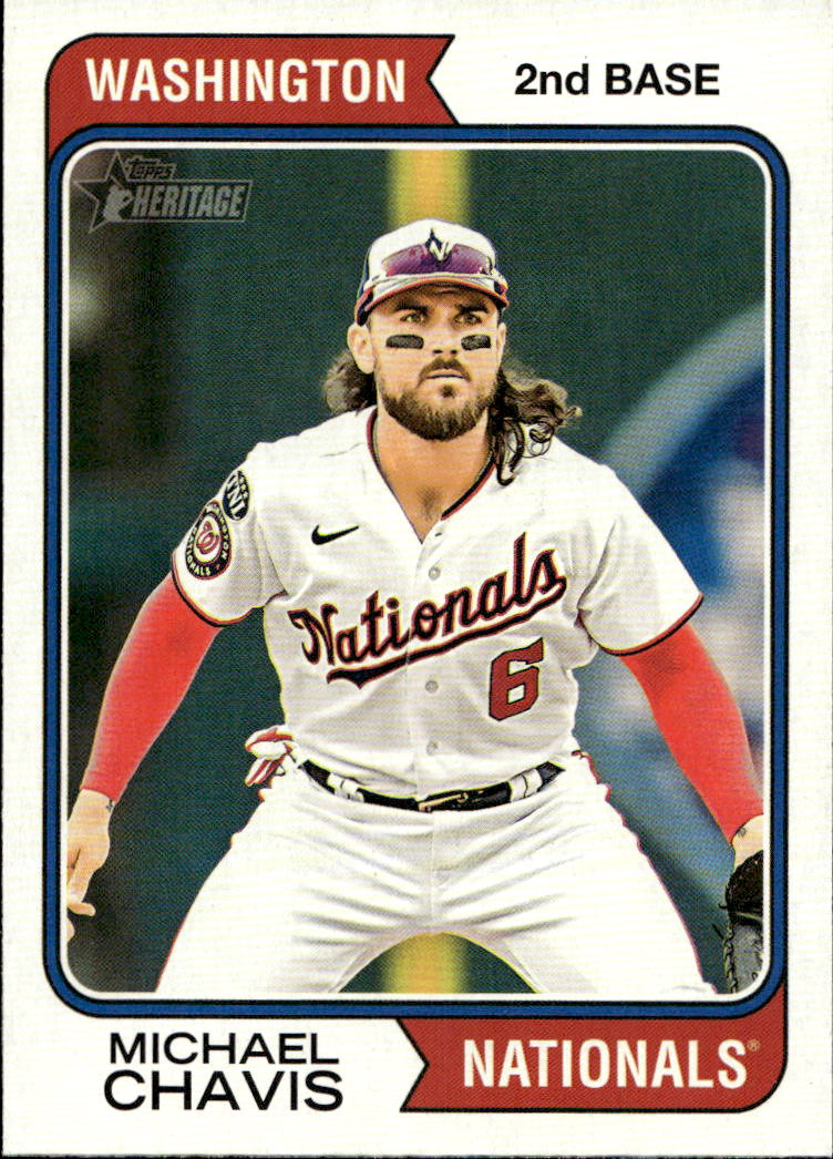 MICHAEL CHAVIS 2023 Topps Heritage High Number Baseball