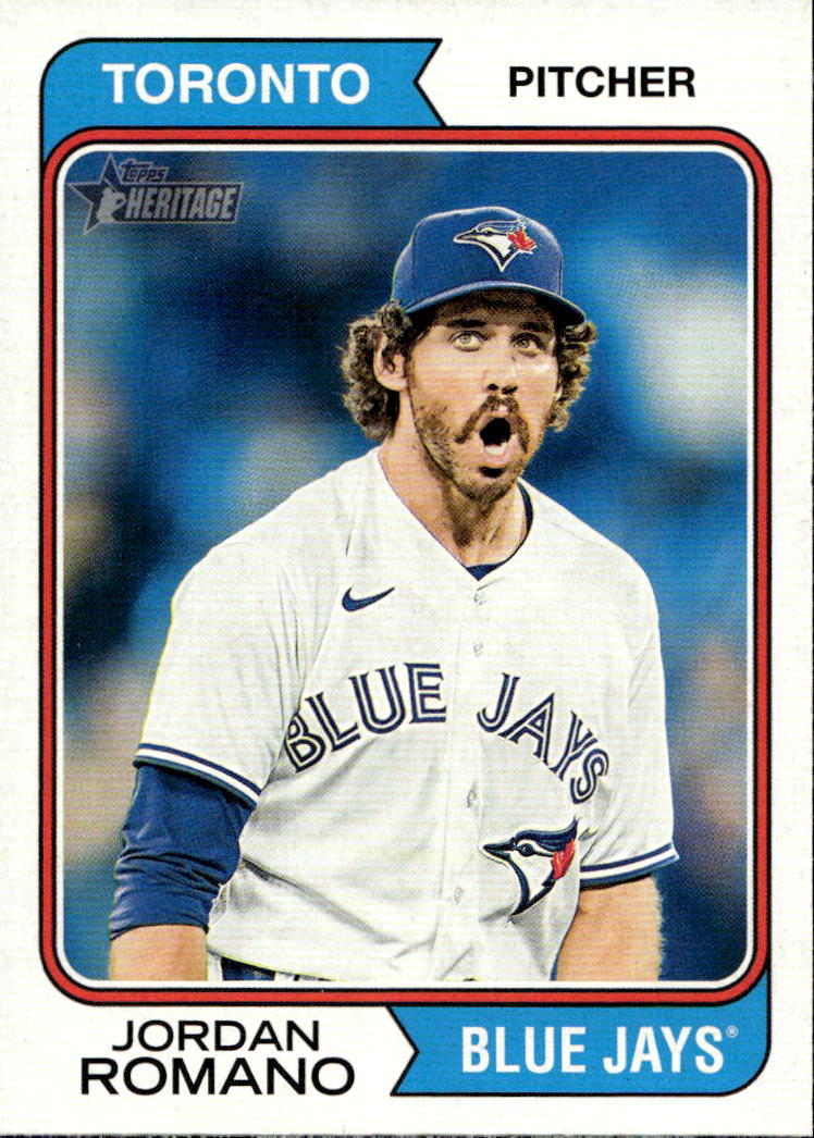 JORDAN ROMANO 2023 Topps Heritage High Number Baseball