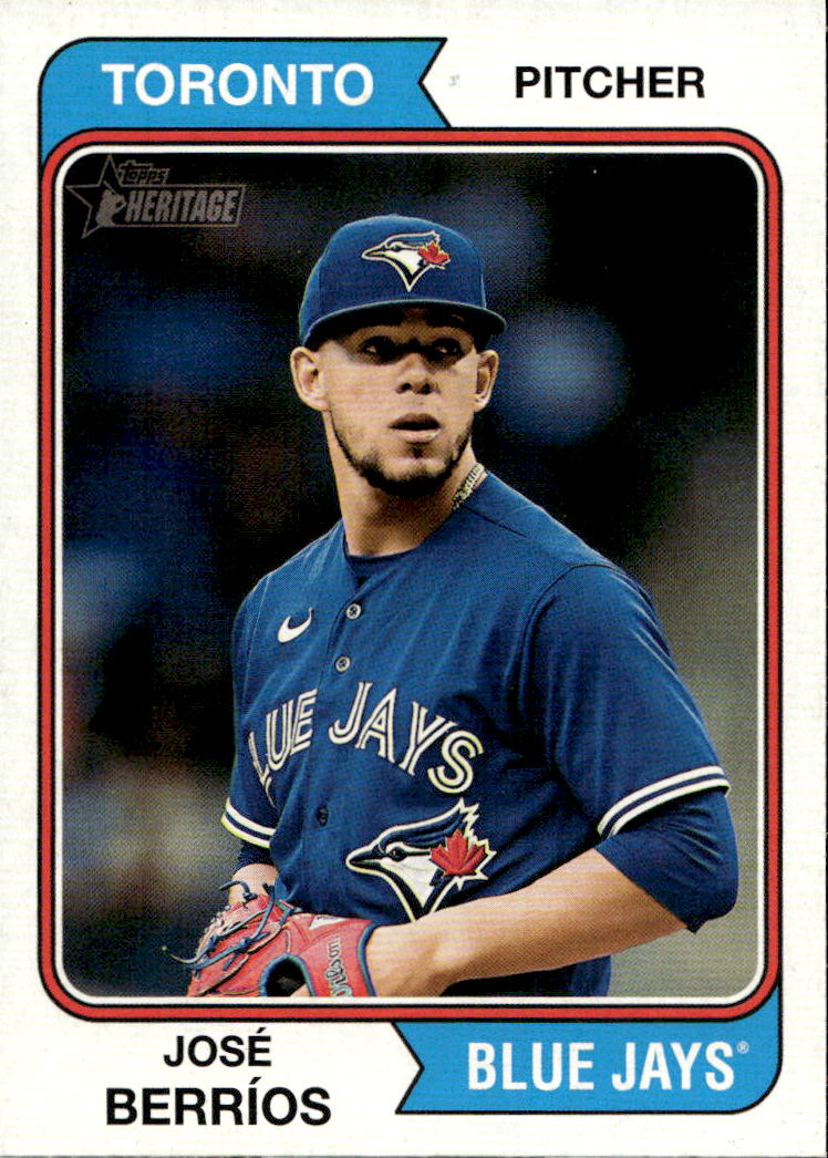 JOSE BERRIOS 2023 Topps Heritage High Number Baseball