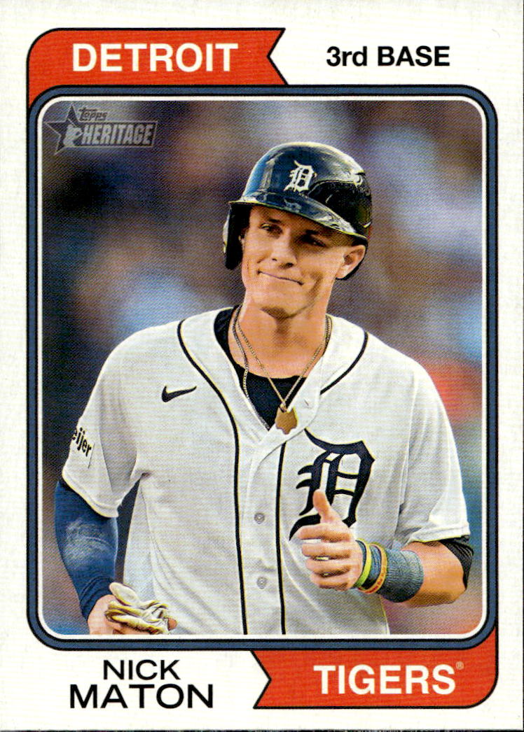 NICK MATON 2023 Topps Heritage High Number Baseball