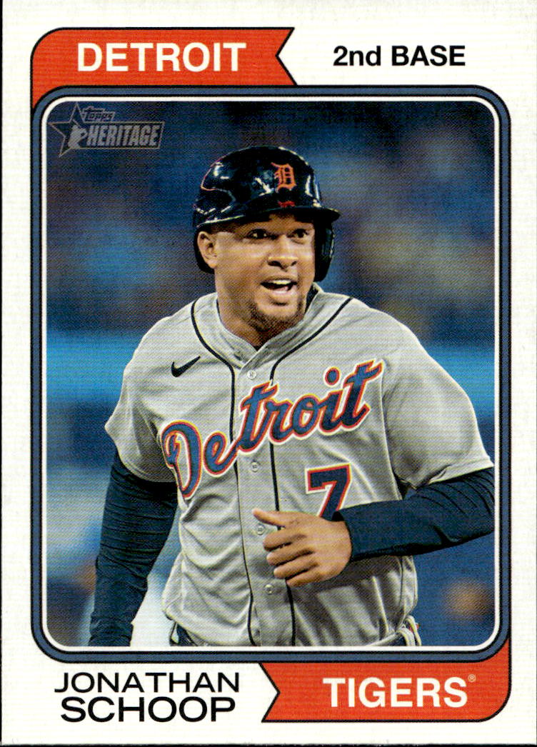 JONATHAN SCHOOP 2023 Topps Heritage High Number Baseball