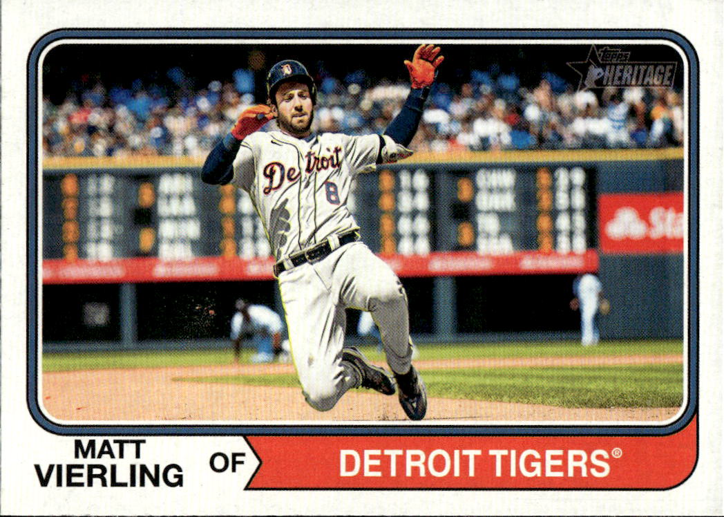 MATT VIERLING 2023 Topps Heritage High Number Baseball