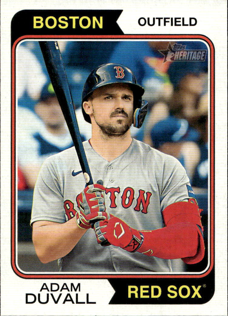 ADAM DUVALL 2023 Topps Heritage High Number Baseball