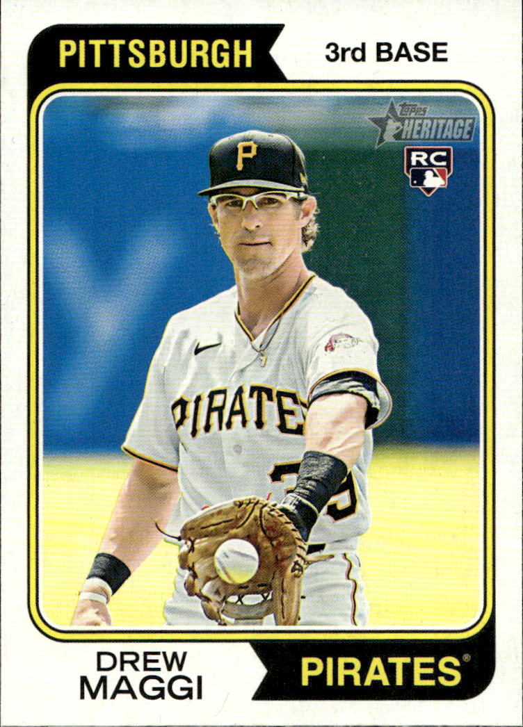 Rookie DREW MAGGI 2023 Topps Heritage High Number Baseball
