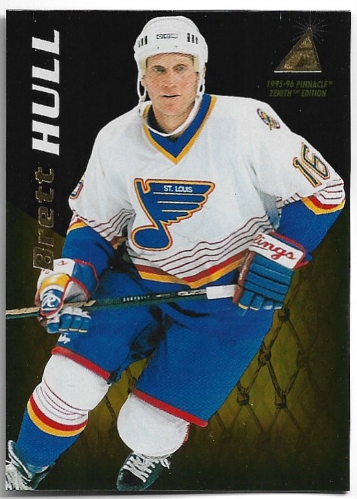 BRETT HULL 95-96 Pinnacle Zenith