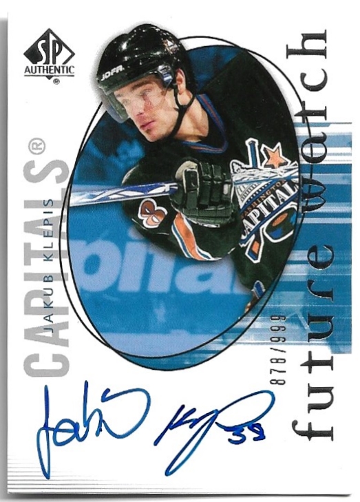 Auto Rookie Future Watch JAKUB KLEPIŠ 05-06 UD SP Authentic /999