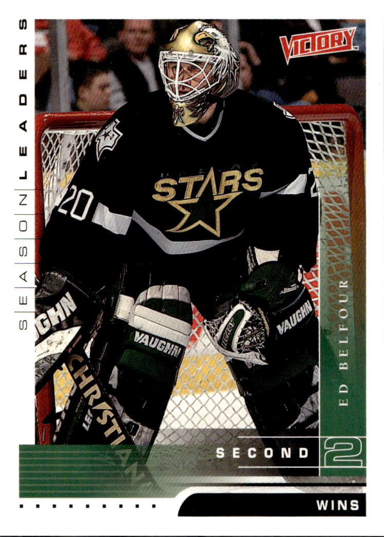 Season Leaders ED BELFOUR 99-00 UD Victory