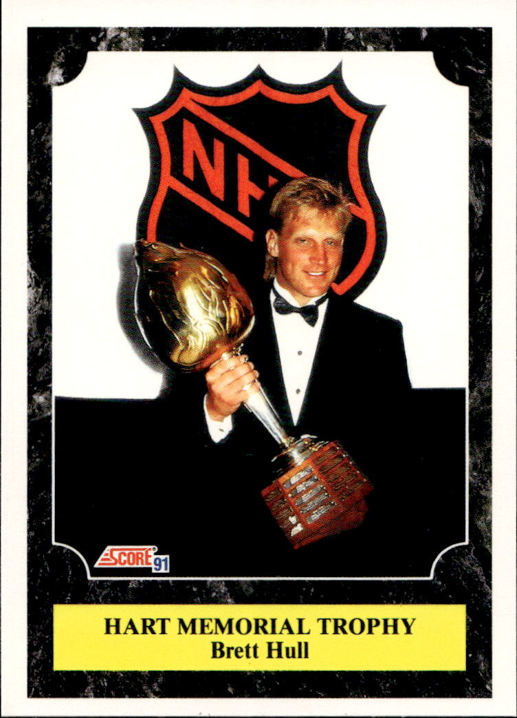 Hart Memorial Trophy BRETT HULL 91-92 Score American