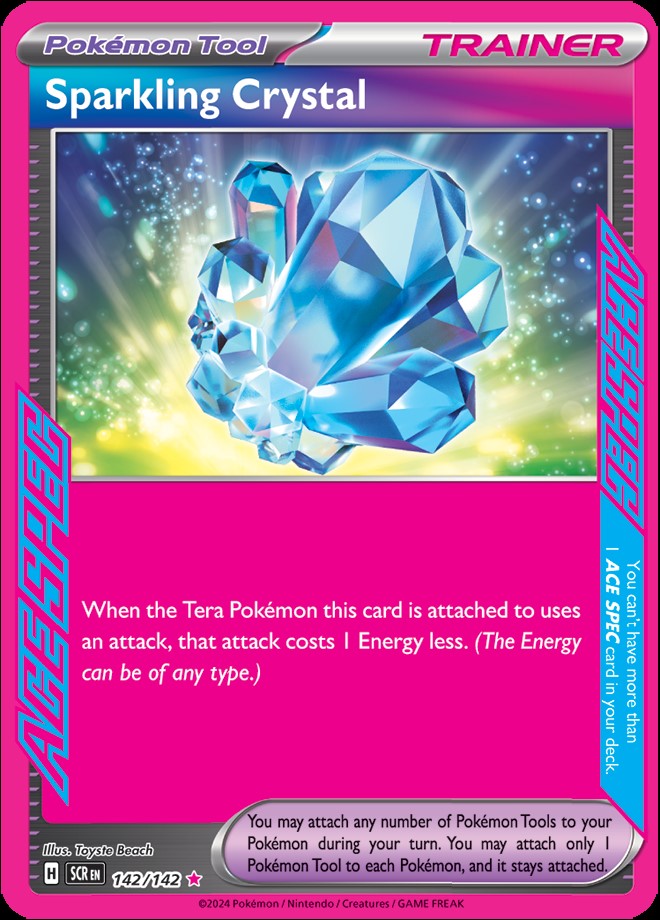 Ace Rare - Pokemon Tool - SPARKLING CRYSTAL