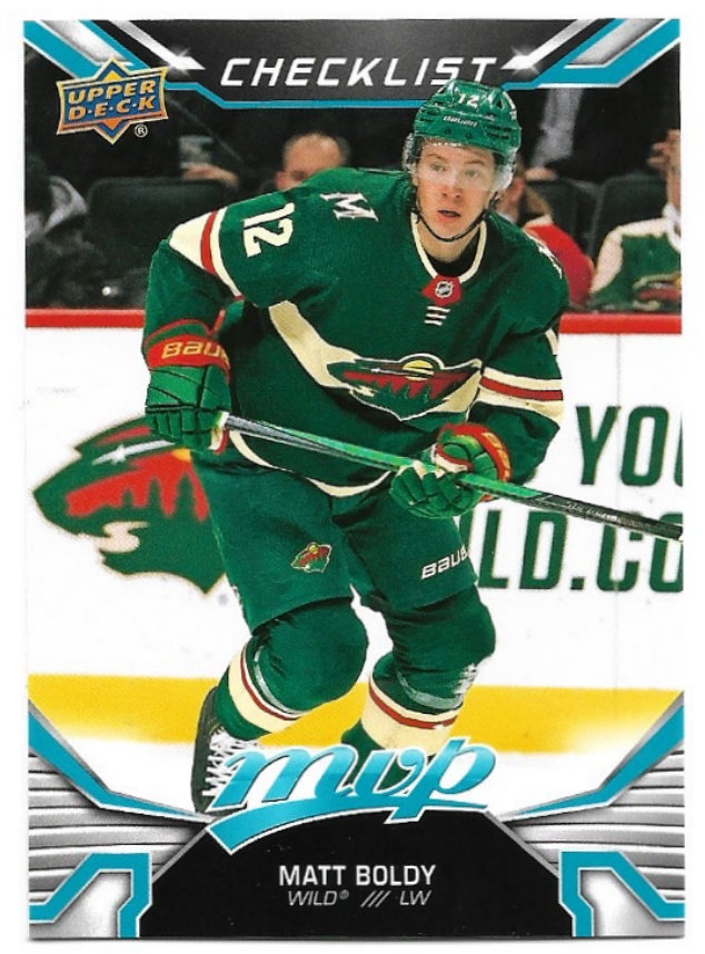 Rookie Checklist MATT BOLDY 22-23 UD MVP