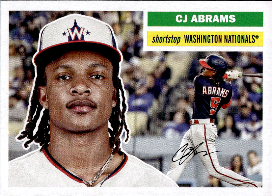 1956 Topps CJ ABRAMS 2023 Topps Archives Baseball