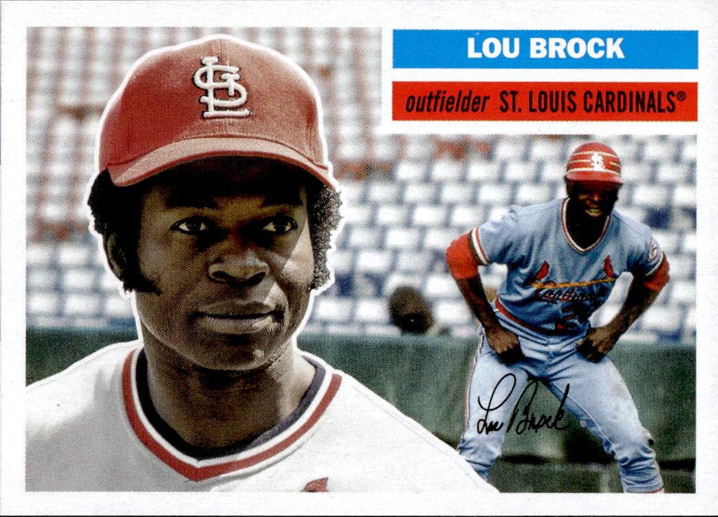 1956 Topps LOU BROCK 2023 Topps Archives Baseball