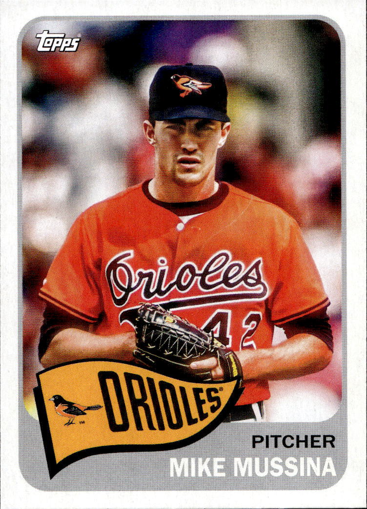 1965 Topps MIKE MUSSINA 2023 Topps Archives Baseball