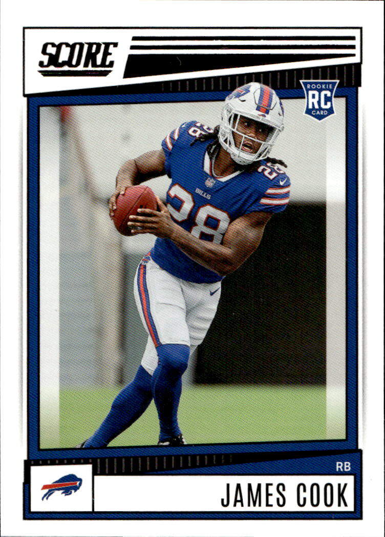 Rookie JAMES COOK 2022 Panini Score Football
